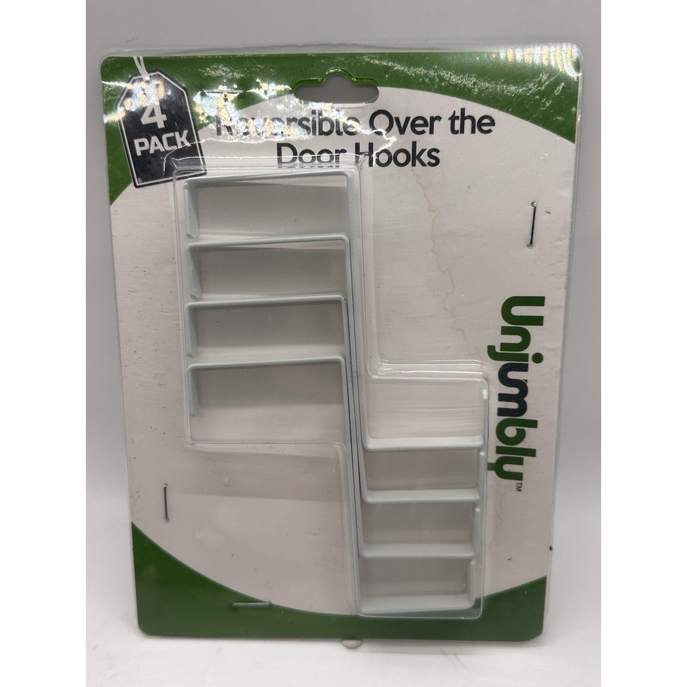4‎ Pack Over The Door Hooks - Fitting Width Between 1 3/8"and 1 3/4" Reversible